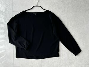 ユニクロ　UNIQLO ブラウス　オケージョン　黒　Sサイズ　トップス　長袖シャツ