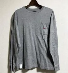 DESCENDANT CACHALOT POCKET LS TEE クジラ刺繍