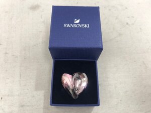 【SWAROVSKI】スワロフスキー　ハートリング　11.5号　幅3～5mm　　SY02-GMQ