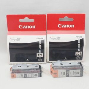 新品未開封 純正 キャノン BCI-321BK 3個 BCI-320PGBK 1個 合計4個 Canon 期限切 管14656