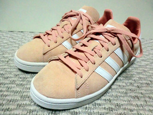 ♪着用少 adidas Campus Pink アディダス キャンパス ピンク WMNS5.5（22.5cm）2018年製 ベトナム製 Made in Vietnam