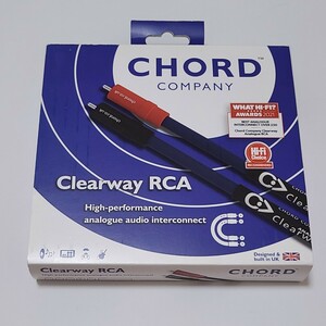 CHORD COMPANY CLEARWAY RCA 2.0m ペア コードカンパニー クリアウェイ オーディオケーブル RCAケーブル