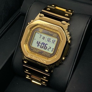 275-BY83) CASIO G-SHOCK 35th Anniversary GMW-B5000TFG-9JR カシオ Gショック 35周年記念モデル ゴールド フルメタル 電波ソーラー 時計