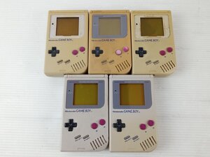 [KA4C-611-069-1] Nintendo 任天堂 ニンテンドー ゲームボーイ GAME BOY GB 本体のみ DMG-001 5台 まとめ売り ジャンク