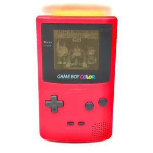 BFm081R 60 GBC Nintendo GAME BOY COLOR ゲームボーイカラー CGB-001 レッド スーパードンキーコングGB DMG-YTJ レトロ