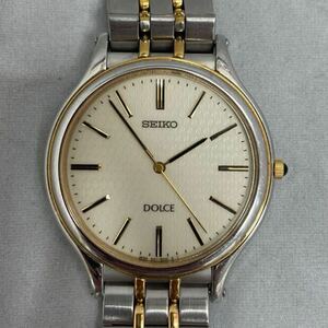 【 SEIKO セイコー DOLCE ドルチェ クォーツ 8J41-8000 稼働品 】