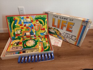 ボードゲーム 人生ゲーム おもちゃ レトロ タカラ 中古現状品 k1632