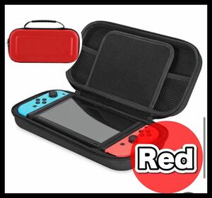 Nintendo Switch スイッチ ニンテンドースイッチ ケース スイッチ専用　カバー　ゲーム機収納　赤　【新品未使用】