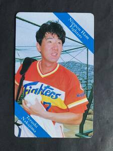 カルビープロ野球カード 93年 No.31 中島輝士 日本ハム 1993年 小文字 ② (検索用) レアブロック ショートブロック ホログラム 金枠