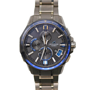 CASIO カシオ OCEANUS オシアナス Bluetooth搭載GPS電波ソーラー OCW-G2000G-1AJF フルメタル チタン製 メンズ 男性用 腕時計 中古