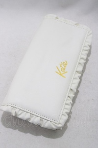 Katie / FRILL wallet ホワイト H-24-11-04-008-LO-ZA-KB-ZH