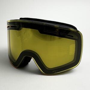 KOMONO スノーゴーグル コモノ snow goggles ダブルレンズ ミラーレンズ イエロー ブラック スノーボード スキー ウィンター 処分 未使用品