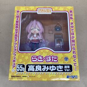 ☆K710 中古品 GOOD SMILE COMPANY らき☆すた 55b『ねんどろいど 高良みゆき 通常Ver.』塗装済み可動フィギュア 