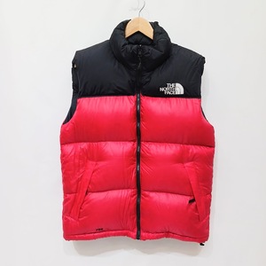 90s THE NORTH FACE ノースフェイス ヌプシ ダウンベスト NF002YO 700 レッド