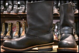 【10.5D 良品 08年】レッドウィング 2268 エンジニア 黒 ブラッククローム スチールトゥ ブーツ redwing HOPESMORE