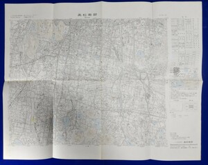 25000分の一部地形図【高松南部】国土地理院発行・平成元年修正測量・同2年2月15日発行　栗林公園、琴電長尾線・琴平線、平成初期の古地図