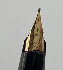 1000円〜●★筆記未確認★ 万年筆 MONT BLANC モンブラン 14K-585 ブラック×ゴールド 筆記具 ★okoy3230891-204★op4934