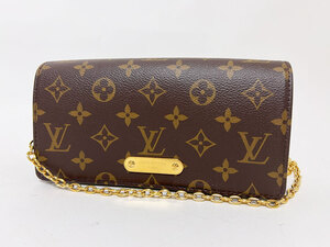 ルイヴィトン LOUIS VUITTON モノグラム ウォレット オン チェーン・リリ ショルダーバッグ チェーンウォレット ポーチ M82509 超美品