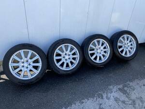 スタッドレスタイヤ/ホイール4本セット PCD：100 16インチ 205/55R16 GOOD YEAR ICENABI7グッドイヤー アイスナビ７中古 手渡し可 兵庫発