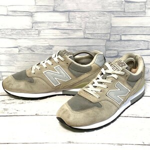 R6928bL new balance 996 ニューバランス996 ローカットスニーカー 23.5cm グレー レディース スエード REV LITEソール 軽量 MRL996AG 