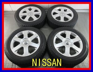 ■中古タイヤホイール■　NISSAN 純正 17インチ 6.5J +45 5H 114.3 YOKOHAMA IG50 215/60R17 96Q 冬 ST 激安 送料無料 K54