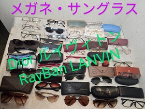 【まとめ】 眼鏡 メガネ サングラス 33個 大量 おまとめ Ray-Ban フレーム めがね パーツ取り フレーム