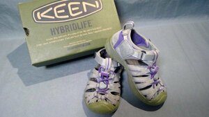 ≪KEEN≫Whisper サンダル 17cm グレー　キーン 限定 キッズシューズ ウィスパートドラー こどもビームス (梱包60) 272050075a6h108