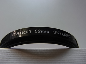 普通郵便送料無料　Canon　キャノン　SKYLIGHT　1x　52mm　管理no.34