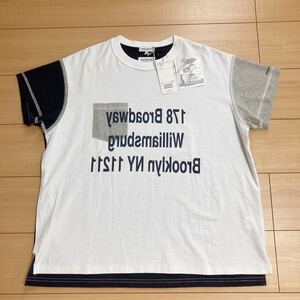 新品ENGINEERED GARMENTS COMBO T BEAMS 別注/エンジニアアードガーメンツクレイジーパターン　/コンボ/Tシャツ　ビームス別注サイズM