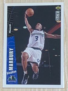 NBA Trading Card Stephon Marbury Upper Deck Rookie Card RC 96-97 90年代 ステファンマーブリー Wolves