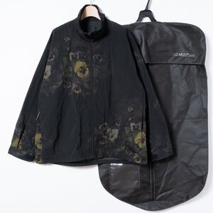 タグ付き LAD MUSICIAN ラッドミュージシャン STAND COLLAR BLOUSON スタンドカラーブルゾン 24SS NYLON TUSSER INKJET PANSY 2124-364 44