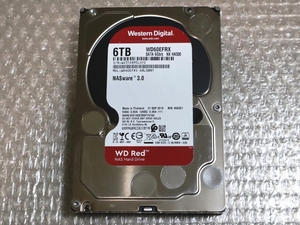 ■ AVコマンド対応 高信頼HDD WD Red 6TB WD60EFRX NAS, HDDレコーダ等に