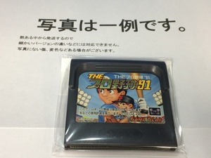 中古C★ザ・プロ野球91★ゲームギアソフト
