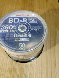 【雑貨雅】録画用,バッファロー,ブルーレイディスク, BD-R DL ,50GBx50枚, 片面2層 1-6倍速,ホワイトレーベル,RO-BR50V-050PW/N,古本雅