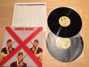 【2LP】JAMES BOND 最新決定盤！007 (GXC 9037/8) / 全作品一覧付 / ジェームス・ボンド / LOUIS ARMSTRONG / 1978年日本盤