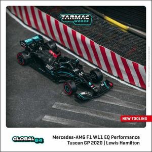 Tarmac Works 1/64 Mercedes-AMG F1 W11 EQ Performance Tuscan Grand Prix 2020 Winner L.ハミルトン #44 ターマックワークス メルセデス 