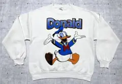 90s USA製 Donald Duck クルーネック スウェット トレーナー