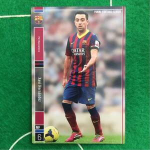 130)Panini Football League FC Barcelona 6 Xavi Hernandez シャビ チャビ バルセロナ リーガ エスパニョーラ パニーニフットボールリーグ