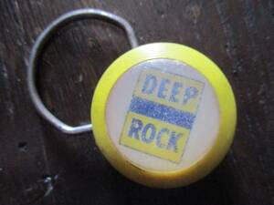 US　ビンテージ　キーホルダー　Deep Rock　ミネラルウォーター