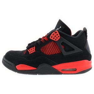 ナイキ AIR JORDAN 4 エアジョーダン4 レトロ レッド サンダー ハイカットスニーカー ブラック/レッド US11/29cm CT8527-016