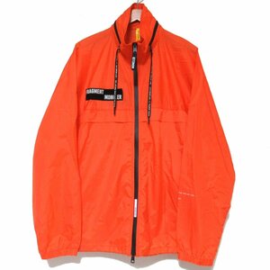 美品 18SS MONCLER GENIUS×FRAGMENT MOR モンクレールジーニアス×フラグメント MOR 収納フード ナイロン ジャケット パーカー 3 オレンジ