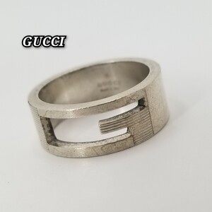 ☆良品☆ GUCCI グッチ リング 指輪 シルバー 銀 Ag925 17号