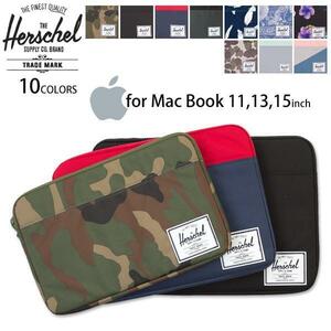【新品】パソコンケース ブランド HERSCHEL ハーシェル ノート かわいい PCケース おしゃれ for Mac Book Air/Pro 11インチ カラー：DSB