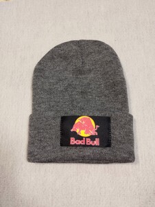 284394　パロディ　ダークグレー　BadBull　ニット帽