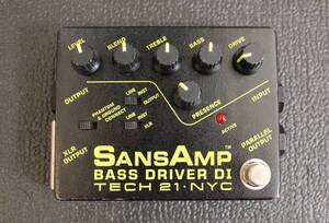 【中古良品】SANSAMP / サンズアンプ TECH21 BASS DRIVER DI V1 旧式