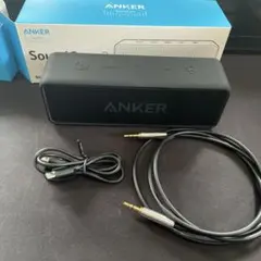 Anker SoundCore2 ブラック（Type-B）+オーディオケーブル