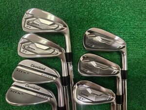 美品　SRIXON ZX7Mk II 、ZX5MkⅡ、クリーブランドRTX6 アイアンコンボ　7本セット