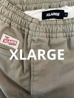 XLARGE ワークパンツ サイズS カーキ ポリエステル63% 綿37%