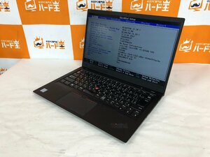【ハード王】1円～/ノート/Lenovo ThinkPad X1 Carbon 20KH004UJP/Corei5-8250U/8GB/ストレージ無/12059-G31