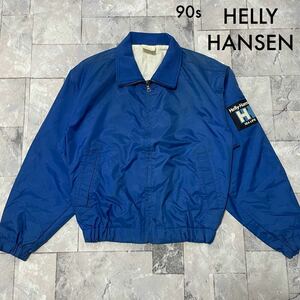 90s HELLY HANSEN ヘリーハンセン Sea Life ナイロンジャケット ジップアップジャンパー ゴールドウィン ヴィンテージ アウトドア 玉SS1762